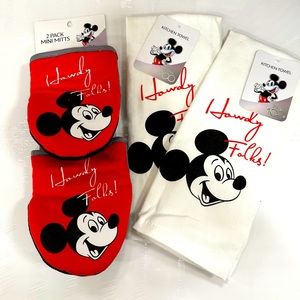 Mickey Mouse Kitchen Towels & Mini Mitts